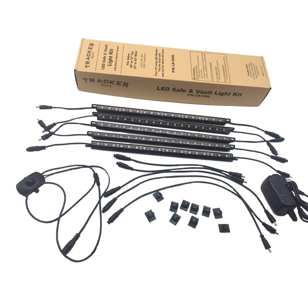 Tracker Safe Motion Activated LED Light Kit for Gun Safes