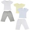 bambini Infant Boys T-Shirts and Track Sweatpants - Large Grey/White view 1