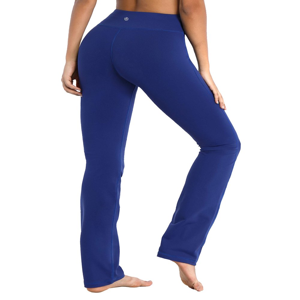 BUBBLELIME 29"/31"/33"/35" 4 Styles Women's Slim Fit Yoga Pants Tummy Control - Slim Fit_Navy S_35" Inseam