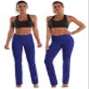 BUBBLELIME 29"/31"/33"/35" 4 Styles Women's Slim Fit Yoga Pants Tummy Control - Slim Fit_Navy S_35" Inseam view 3