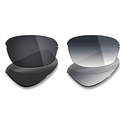 Mryok 2 Pair Polarized Replacement Lenses for Oakley Half Wire 2.0 Sunglass - Options