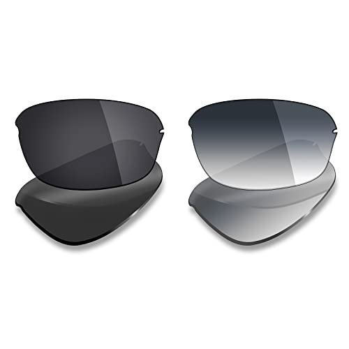 Mryok 2 Pair Polarized Replacement Lenses for Oakley Half Wire 2.0 Sunglass - Options