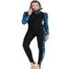 Cokarsey Women's Long Swimsuit One Piece Long Sleeve Sun Protection Rash Guard with Hood view 3