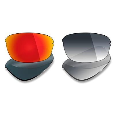 Mryok 2 Pair Polarized Replacement Lenses for Oakley Half Wire 2.0 Sunglass - Options