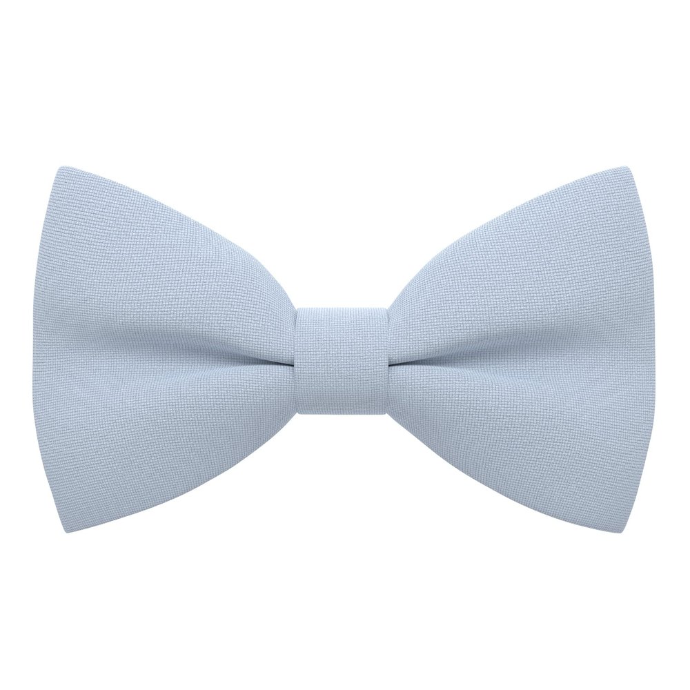 Bow Tie House Boys Classic Pre-Tied Bow Tie Formal Solid Tuxedo (Medium, Pastel Blue)