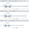 Bow Tie House Boys Classic Pre-Tied Bow Tie Formal Solid Tuxedo (Medium, Pastel Blue) view 4