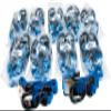 Fire Power 29-10030 1" Tie-Down Blue 10/Pairs view 1