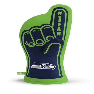 NFL Seattle Seahawks NFL Seattle SeahawksNFL #1 Oven Mitt, Blue, Dimensions: 13.25" x 6.5"