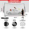 PowerNet Portable Sports Rebounder - Basketball, Volleyball, Soccer, Baseball, Softball and Lacrosse, Backyard & Garage Backstop, Indoor Outdoor Safety Net for Protection (16 x 10 FT, Black) view 3