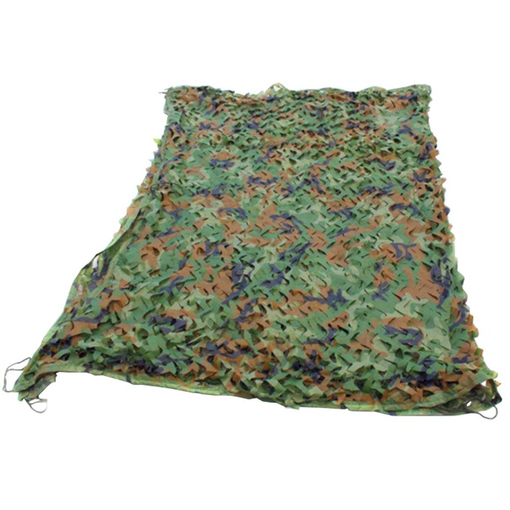 LIYFF-Tarps Camo Netting Hunting - Woodland Sunscreen Nets Military Mesh Reinforced Camouflage Net Greenhouse Plant Shade Cover for Outdoor Jungle Camping Hiding Shooting Blind