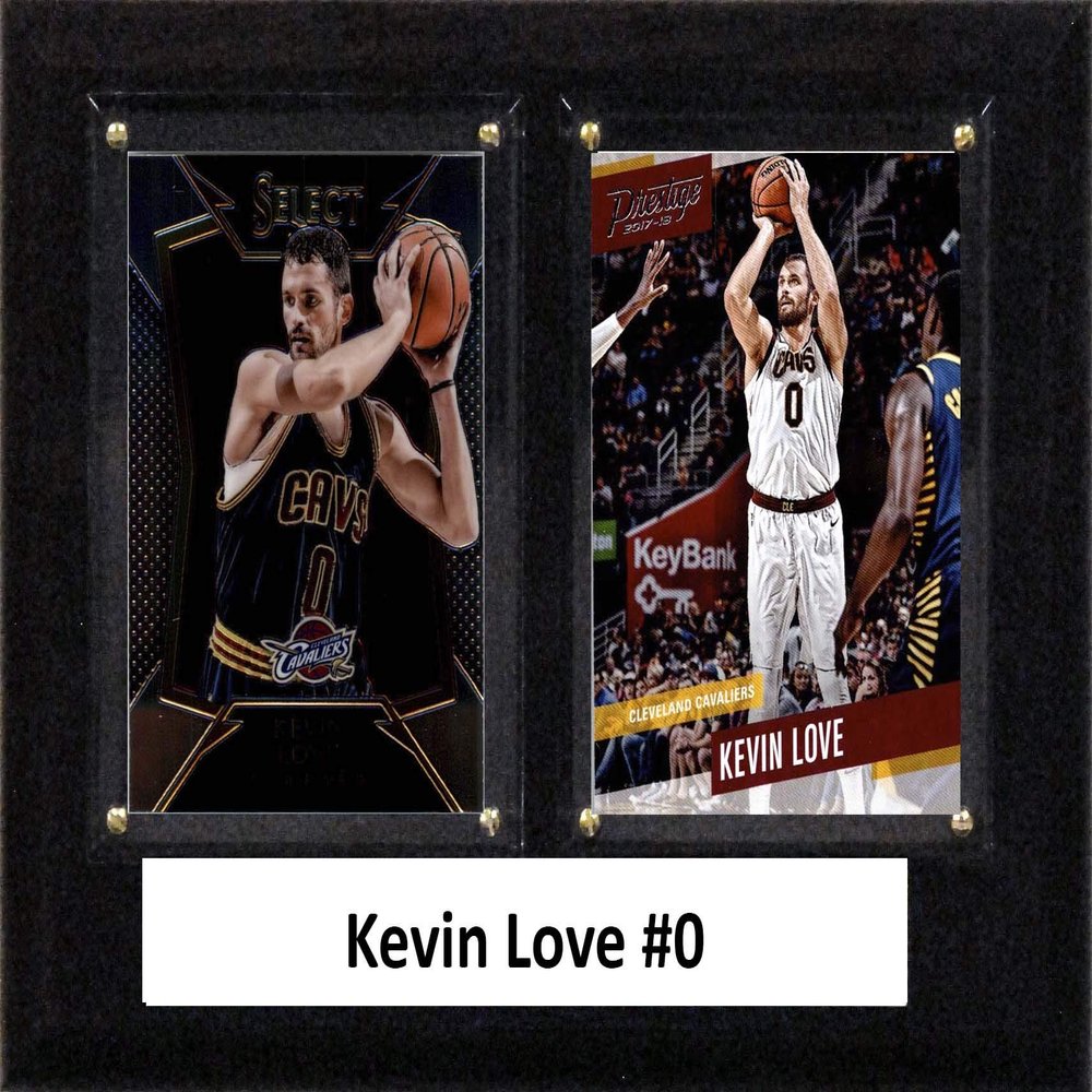C&I Collectables NBA Cleveland Cavaliers Mens 68LOVENBA 6"x8" Kevin Love Cleveland Cavaliers Two Card Plaque, Brown, N/A