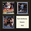 C&I Collectables NBA Minnesota Timberwolves Mens 810TOWNSNBA 6"x8" Karl Anthony Towns Minnesota Timberwolves Two Card Plaque, Brown, N/A view 1