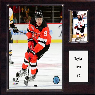 C&I Collectables NHL New Jersey Devils Mens 1215HALLNJNHL 12"x15" Taylor Hall New Jersey Devils Player Plaque, Brown, N/A