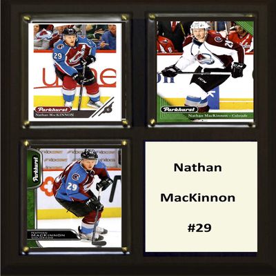 C&I Collectables NHL Colorado Avalanche Mens 810MACKINNONNHL 6"x8" Nathan MacKinnon Colorado Avalanche Two Card Plaque, Brown, N/A