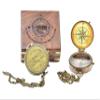 Engraved Nautical Compass, Personalized Compass, Mens Gift, Groomsmen Gift, Wedding Gift, Hiking Gift, Corporate Gift, (Inside Engraved with Wooden Box) view 1