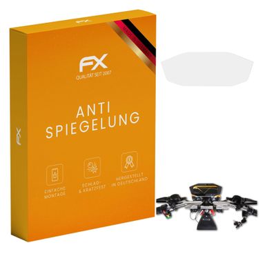 atFoliX Screen Protector compatible with eFlux Harley Two Screen Protection Film, anti-reflective and shock-absorbing FX Protector Film (2X)