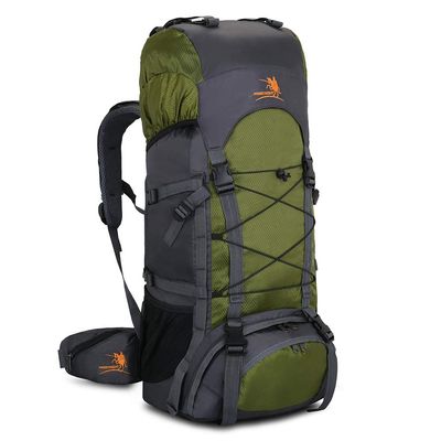 Bseash 60L Internal Frame Waterproof Hiking Camping Backpack with Rain Cover, Large Outdoor Sport Travel Daypack Rucksack