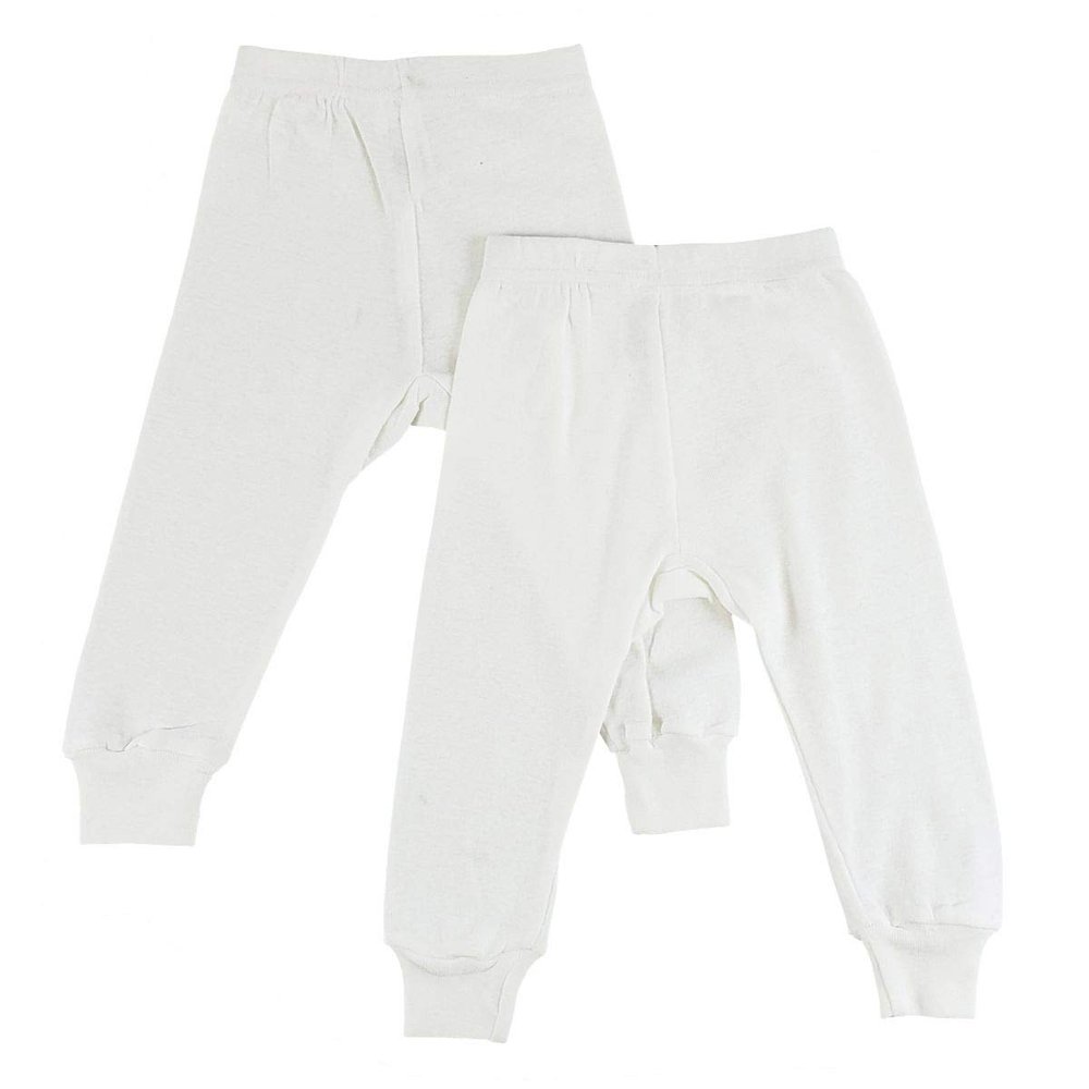 bambini White Long Pants - 2 Pack