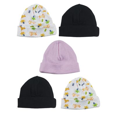 bambini Girls Baby Cap (Pack of 5)