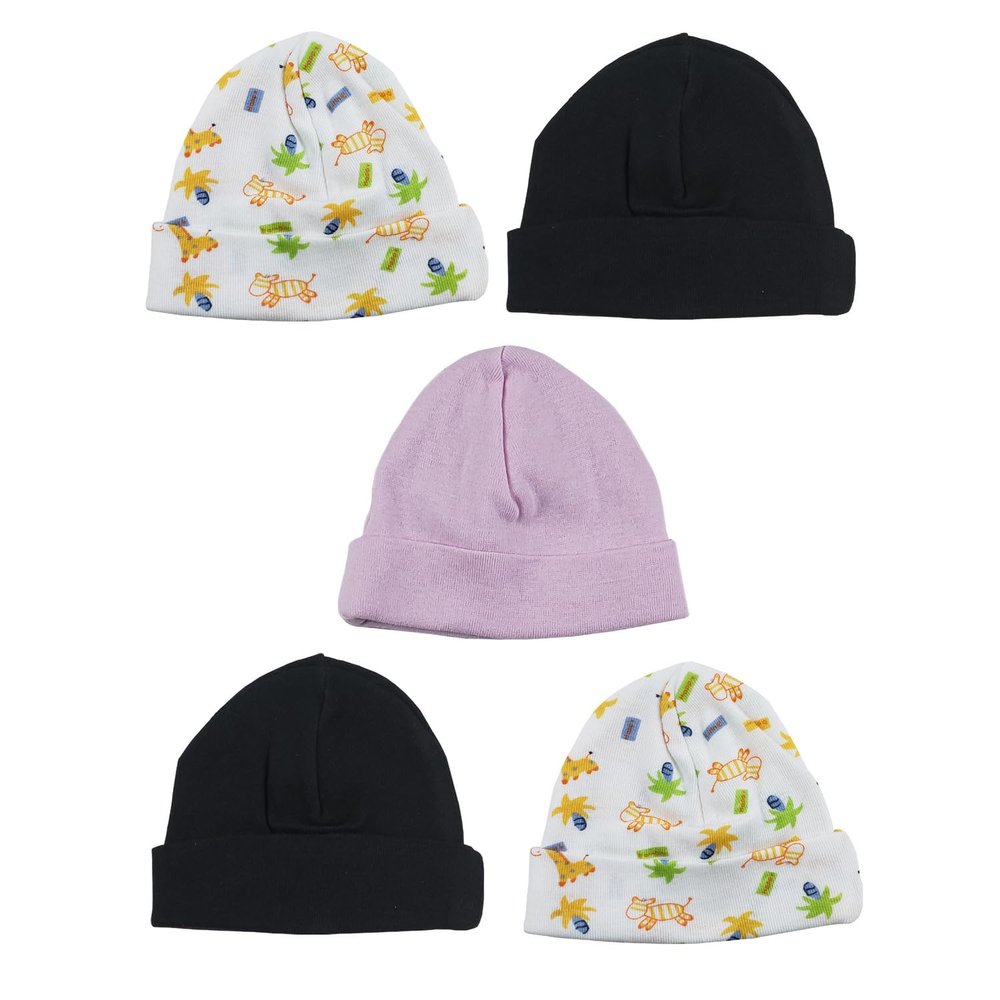 bambini Girls Baby Cap (Pack of 5)