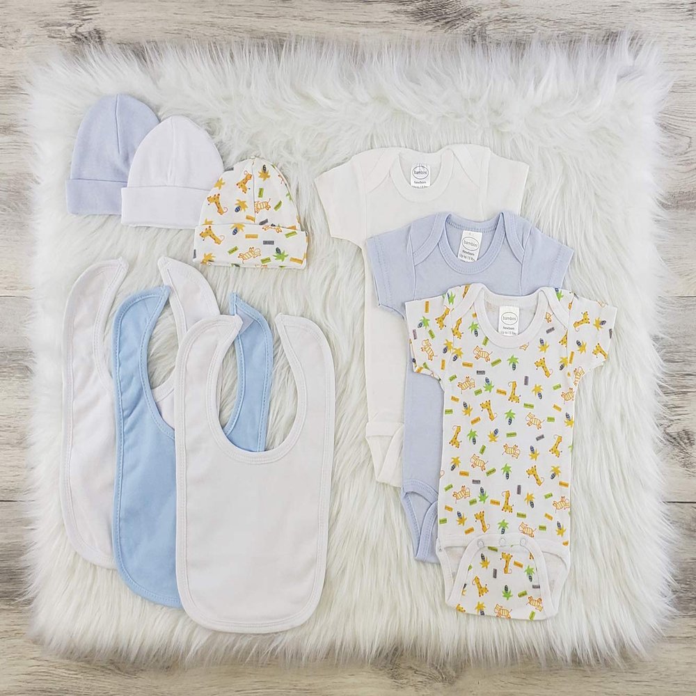bambini 9 Pc Layette Baby Clothes Set