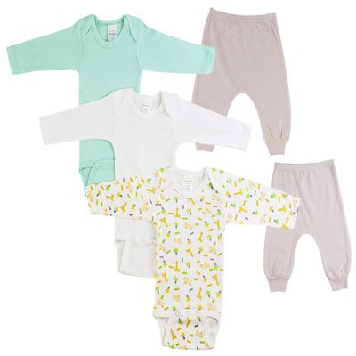 bambini Infant Girls Long Sleeve Onezies and Joggers - Large