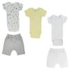 bambini Infant Onezies and Pants - Newborn White/Grey view 1