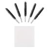 BOOSTEADY 5 Pcs Nylon Bristle Bore Gun Cleaning Brush for Pistol, 50 Professional Square Patches, .260/6.5MM, .17, .22, .357/9MM, .40, .45, .30 Caliber view 4