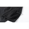 AKARMY Men's Military Short Sleeve T-Shirt, Tactical Cargo Pullover Polo Shirts, Outdoor Camo Shirt with 1/4 Zipper 0312 Black view 4