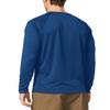baleaf Men's Long Sleeve Swim Shirts Rash Guard UV Sun Protection SPF T-Shirts UPF 50+ Quick Dry Swimming Fishing Ocean Blue Size M view 2