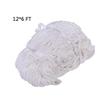 Alomejor Football Goal Net, Durable, Outdoor Use, Soccer Goal Net, 12x6ft, White for Football, Players, and Families During Matches, Training, view 4