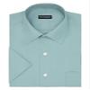 Van Heusen Men's Short Sleeve Dress Shirt Regular Fit Poplin Solid, Ocean Mist, 15" Neck (Medium) view 3