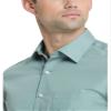 Van Heusen Men's Short Sleeve Dress Shirt Regular Fit Poplin Solid, Ocean Mist, 15" Neck (Medium) view 4