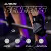 Fit Active Sports Max Grip Weight Lifting Workout Gloves for Gym, Fitness Training, Biking | Lightweight, Breathable, Non-Slip Palm Protection | Men & Women | Large view 4