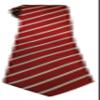 L&L Mens Boys School Uniform football prom party Striped tie (Red/Silver) view 1
