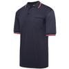 Murray Sporting Goods Short Sleeve Polo Baseball and Softball Umpire Shirt - Sized for Chest Protector (Navy Blue, Medium) view 4