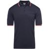 Murray Sporting Goods Short Sleeve Polo Baseball and Softball Umpire Shirt - Sized for Chest Protector (Navy Blue, XX-Large) view 1
