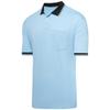Murray Sporting Goods Short Sleeve Polo Baseball and Softball Umpire Shirt - Sized for Chest Protector (Light Blue, X-Large) view 4