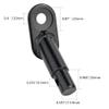 2 Packs Bike Trailer Coupler, Fengek Bike Trailer Hitch Instep Attachment for Instep, Black view 2