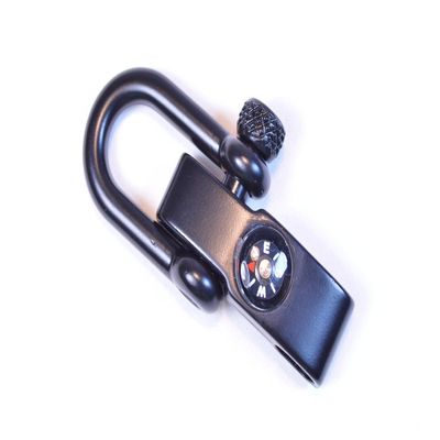 Black Compass Adjustable Paracord Metal Shackle - 20 Pack