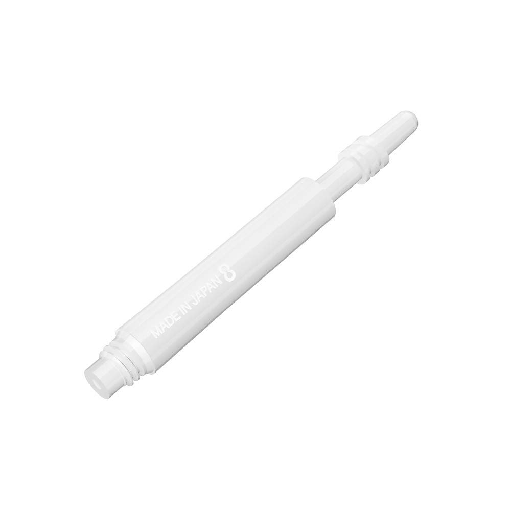 8 Flight Regular-Spin White Intermediate 26mm Pack of 3 Shafts