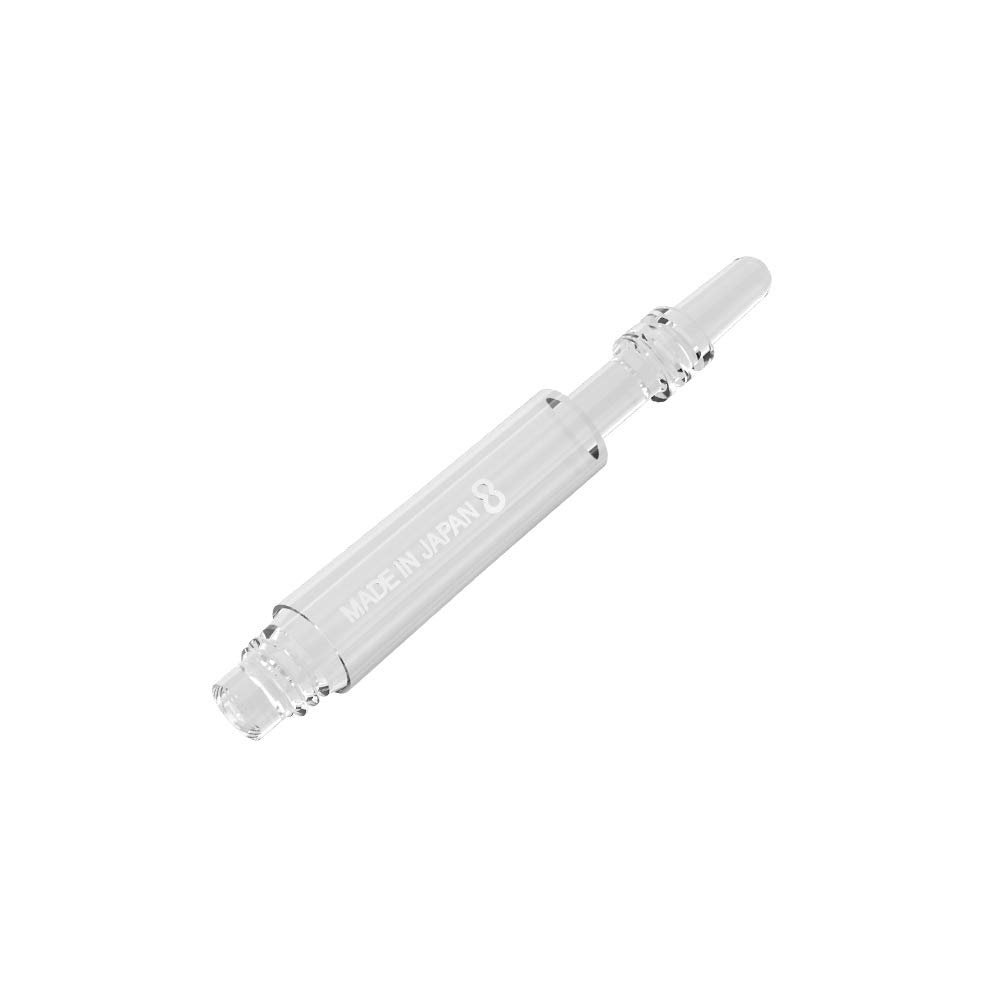 8 Flight Regular-Spin Clear Short 19mm Pack of 3 Shafts