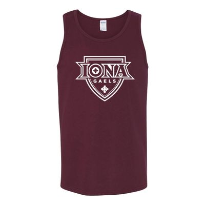 UGP Campus Apparel AT02 - Iona Gaels Primary Logo Tank Top - Small - Maroon