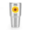 3-Pack Sunflower Premium Quality Vinyl Decal Stickers | Stickers ONLY Cup NOT Included | Laminated with UV Protective Laminate | PD2904 view 1