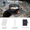 Boundless Voyage Mini Size Durable Titanium Charcoal BBQ Grill Plate Include a Carry Bag For Outdoor Camping Beach Ti15108B view 3