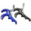 Compound Bow Release Aid Trigger Archery 4 Finger Release Aid Grip Caliper Accessories for Outdoor Hunting (Black) view 4
