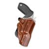 Masc Premium Leather OWB Paddle Holster Open Top Fits Taurus Judge (Up to 3" cyl) 4510 Steel Frame .410GA/45LC 3" Barrel, Right-Hand Draw, Brown #1062# view 1