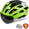 Bike Helmet, Basecamp Bicycle Helmet with Rear Light & Detachable Magnetic Goggles Lightweight Cycling Helmet Adjustable for Adult Men Women Mountain & Road (BC-069) view 1