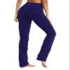 BUBBLELIME 29"/31"/33"/35" 4 Styles Women's Slim Fit Yoga Pants Tummy Control - Slim Fit_Darkpurple S_35" Inseam view 1