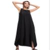 ellazhu Women's Summer Black Harem Jumpsuit Maxi Romper Playsuit GY1791 view 1